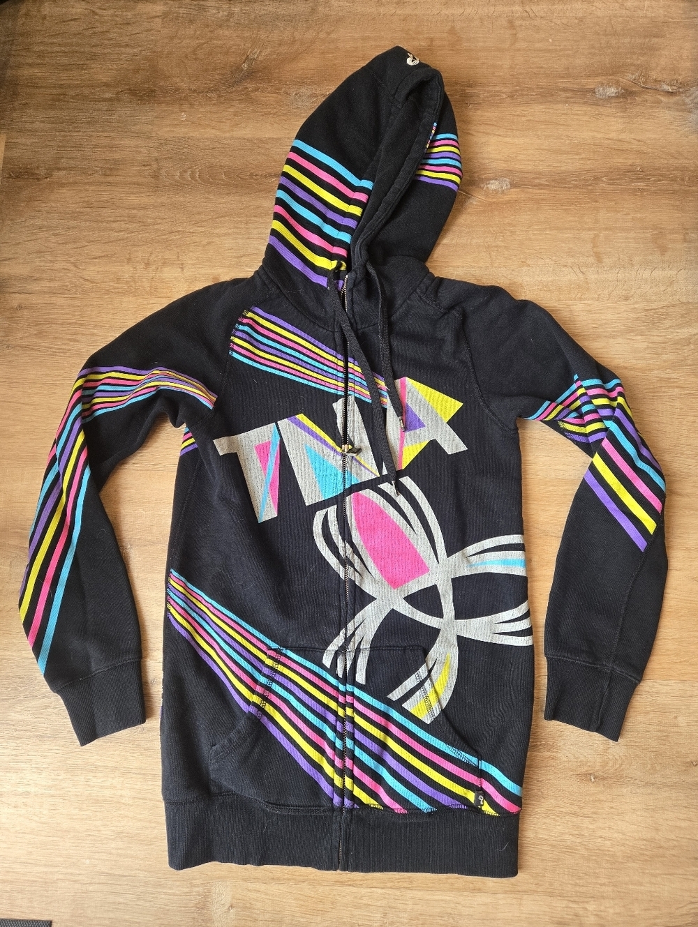 Aritzia TNA Colorful Whistler Zip Up Hoodie Sz XS